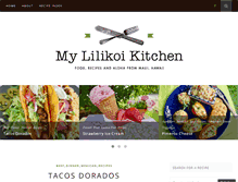 Tablet Screenshot of mylilikoikitchen.com